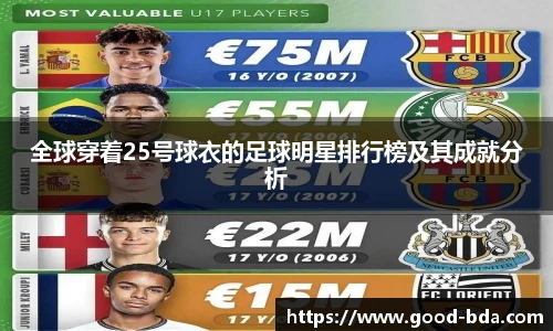 全球穿着25号球衣的足球明星排行榜及其成就分析